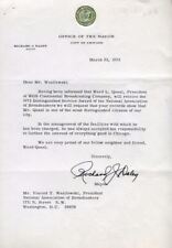 Original Signature Letter Chicago Mayor Richard J. Daley March 23, 1 picture