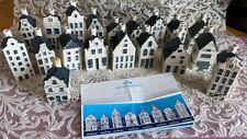 KLM Blue Delft House Empty Bottle Amsterdam set of 19 article not for sale picture