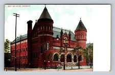 Detroit MI-Michigan, Art Museum, Antique Vintage Souvenir Postcard picture