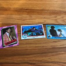 LOT OF 3 TOPPS 75 CARDS MICHAEL JACKSON SUPERMAN ET picture