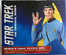 Spock’s Logic Puzzle Box Star Trek The Original Series 100+ Rule Book Timer EUC picture