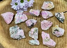 Wholesale Lot 2 Lbs Natural Peruvian Pink Rhodonite Raw Crystal picture