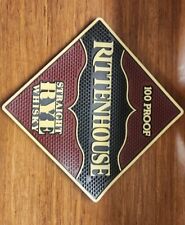 Rittenhouse Straight Rye Whiskey Bar Spill Mat 14” X 14” NEW  picture
