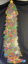  Segmented Christmas Tree 1995 Huge  Approximately 60 inch Vintage Beistle picture