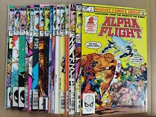 Lot Of 16 Alpha Flight 1-15 17 Lot John Byrne 1983 Marvel Comics Wolverine picture