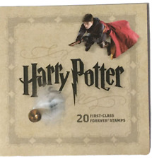 Harry Potter EMPTY USPS First Class Stamp Booklet Hogwarts Golden Snitch picture