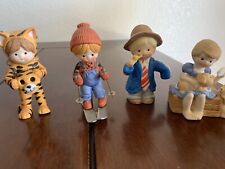 Denim Days Figurines 4 Piece By Homco 1985 LOT #4 * picture