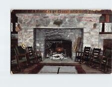 Postcard Fire Place Alpine Tavern Mt. Lowe Division Pacific Electric Railway CA picture