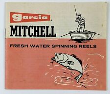 1970s Garcia Mitchell Fresh Water Spinning Reels Booklet Fishing Casting Tips  picture