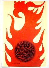 Kiyoshi Saito Postcard Flame (B) picture