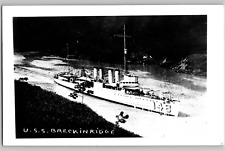 C1910 RPPC USS Breckinridge #148 B&W Defender Postcard picture