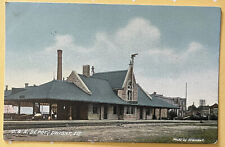 Dwight Illinois Train Depot Antique Postcard c1910 picture