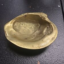 Vintage Brass Oyster Shell picture
