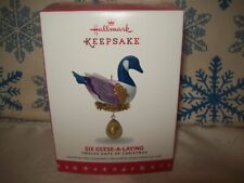 HALLMARK SIX GEESE A-LAYING #6 TWELVE DAYS OF CHRISTMAS 2016 KEEPSAKE ORNAMENTS picture