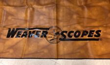 Weaver Scopes Dealer point of sale Counter Display / Banner HUGE 106” x 54” vtg picture