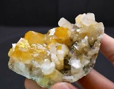 New Find Iridescent Yellow ane Clear Columnar Calcite - Xia Yang, Fujian, China picture