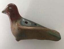 WHISTLE, FLUTE MEXICAN CLAY PIGEON VINTAGE picture
