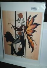 Amy Brown fantasy art print, AMBER ROSE 3, signed, numbered 56/250 fairy faeries picture