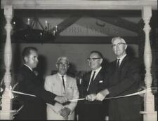 1964 Press Photo Ribbon cutting at Pine Harbor Marina, Mayor Sam Burt, Others picture