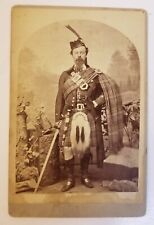 15: c.1880 San Francisco, CA Photo of Scottish Highlander with Sword picture