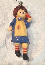 1975 Raggedy Ann Hallmark Christmas Tree Trimmer Collection Figurine Ornament  picture