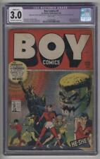 Boy Comics #9 Classic Iron Jaw Statue of Liberty Cover CGC 3.0 OW-W Pages RESTOR picture