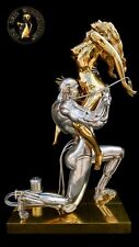 FINE ARTS Wohnkultur Bronze Sculpture Figure Techno Lover Statue Erotic Robot  picture