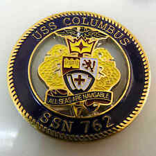 USS COLUMBUS SSN 762 CHALLENGE COIN picture