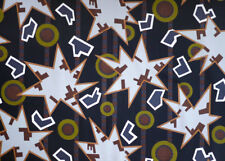 Nathalie du Pasquier original ZAMBIA (Black) Fabric for MEMPHIS 1982 picture