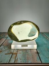 Andara Crystal Oval Polish Clear yellow bubble 2070gr with base for Collection picture