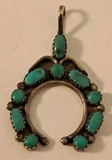 Native American Navajo Sterling Silver Turquoise Ring size 6.75 Handmade BALLS picture