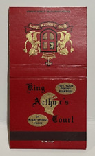 VTG Full Matchbook King Arthur's Court Miami Springs Villas FL 30 Unstruck picture