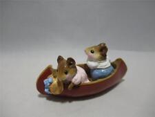 Wee Forest Folk Two in a Canoe Rust - Retired - Professionally Repaired picture