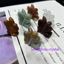 10pc Mini Mix Natural Quartz Crystal Butterfly Fairy Carved  Skull Healing picture