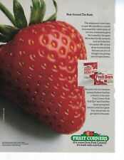 1986 Fruit Corners Fruit Roll-Ups and Fruit Bars Ad - Beat Around the Bush picture