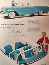 1954 Esquire Original Art Ad Advertisement OLDSMOBILE Starfire Front Cover picture