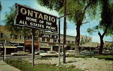 Euclid Avenue Ontario California ~ Fallis Department Store ~ Rexall ~ 1950s cars picture
