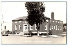 1940 Post Office Building Litchfield Minnesota MN RPPC Photo Vintage Postcard picture