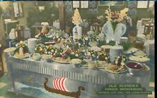 Old Scandia's Famous Smorgasbord Opa Locka Florida Postcard Unposted picture