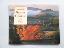 NEW Vintage 1995 Vermont Life Magazine Weather Calendar Hanging Wall VT picture