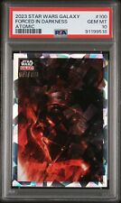 2023 TOPPS CHROME STAR WARS GALAXY FORCED DARKNESS ATOMIC VADER 70/150 PSA 10 picture