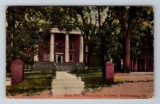 Mercersburg PA-Pennsylvania Mercersburg Academy Main Hall Vintage c1915 Postcard picture