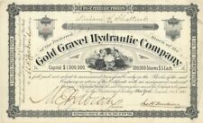 Gold Gravel Hydraulic Co. - Stock Certificate - Mining Stocks picture