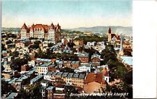 Birdseye View Capitol Albany New York Ny Antique Undivided Back Postcard picture