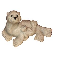 Vintage Quarry Critters Figurine Sea Lions Or Seals Sambo And Sushi ￼ picture