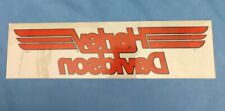 VINTAGE 1980's HARLEY DAVIDSON INSIDE DECAL RARE UNIQUE BRAND NEW OLD STOCK picture