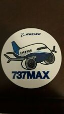 NEW Boeing 737 MAX Pudgy Sticker picture