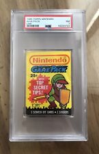 1989 Topps Nintendo Trading Card SEALED Wax Pack Zelda Link Graded PSA 7 NES GB picture