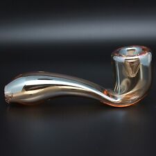 4.2” Metallic Glass Sherlock Holmes Smoke Bowl Smoking Pipes Bowls Rainbow Pipe picture