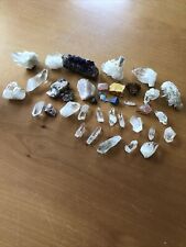 Lot Of Approximately 2 Pounds Of Healing Crystals And Stones  picture